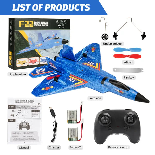 RC Flugzeug F22 raptor Hubschrauber Fernbedienung flugzeug 2,4G Flugzeug Fernbedienung EPP Schaum flugzeug Kinder spielzeug